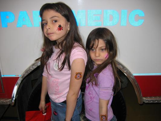 Malia and Andrea with their tatoos