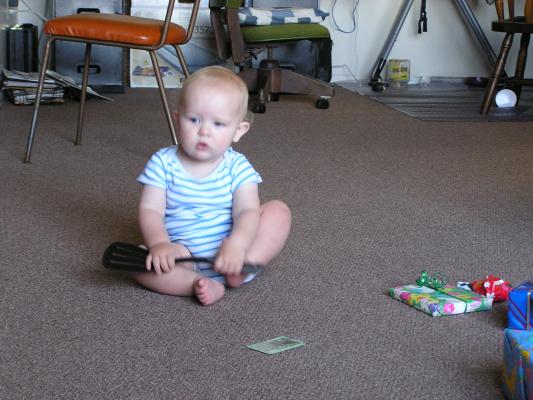 I think the spatula is still the best toy of all.