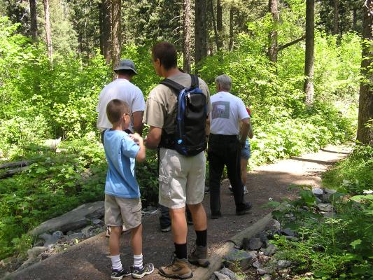 GVCC goes to see Pine Creek Falls.