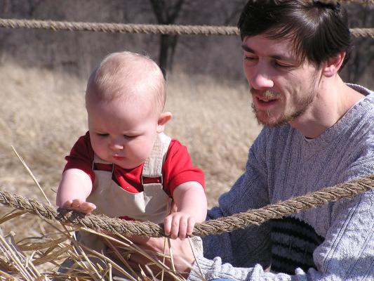 I want to hold it, but it's poky.
