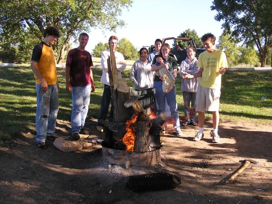 Christian Student Fellowship campout.