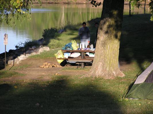 Christian Student Fellowship campout.