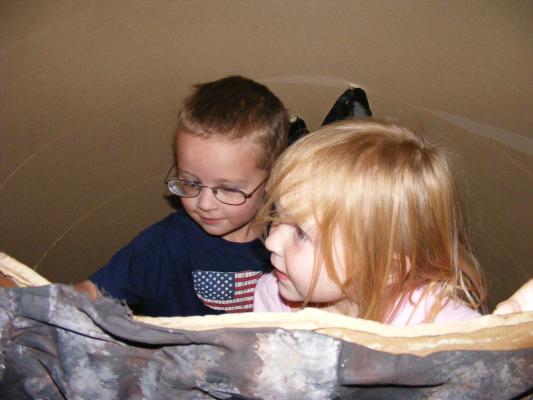 Noah was hiding, but we got his picture anyway.