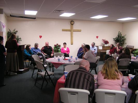 GVCC Valentines banquet.  The Married Game.