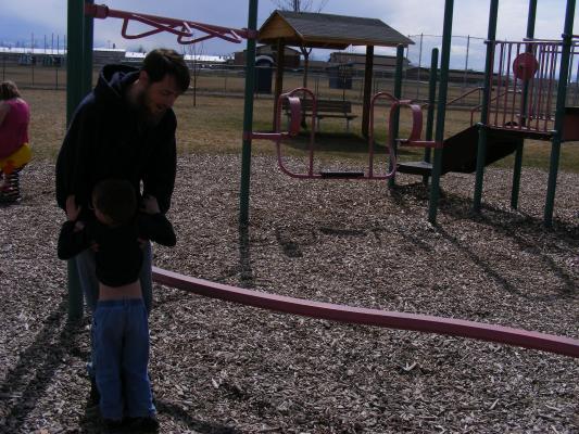 David at the park in Belgrade