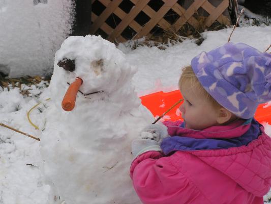 Snowman and Sarah
