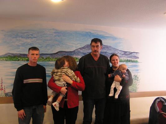 The Wright family.
Chris, Johnathan, Vicky, Carl, Jennifer, and Tyler.