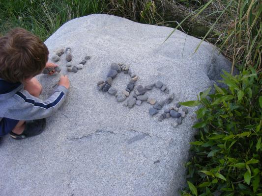Mom helped him fix the N.