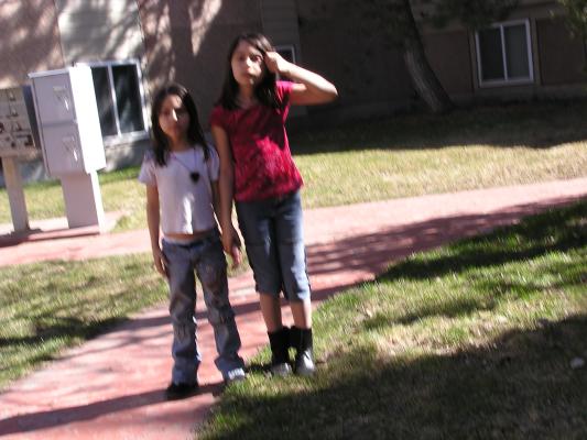 Andrea and Malia.