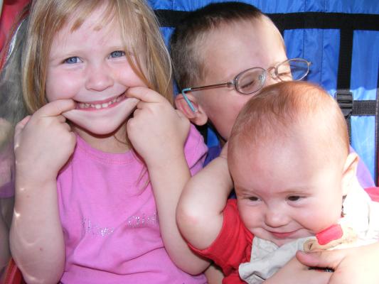 Sarah, Noah and Josh.