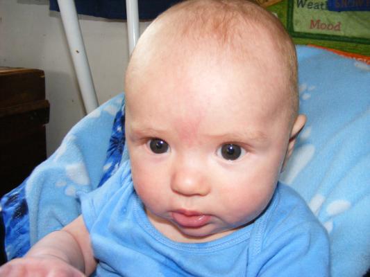 Joshua in his swing