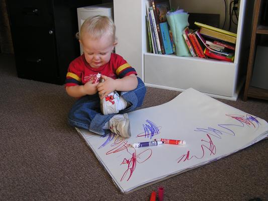 But I really want to eat the markers.
