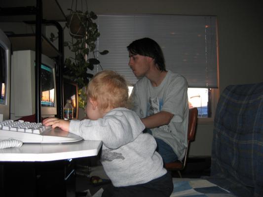Let's all play games on the computers.