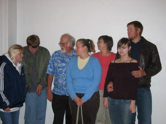 Brevik Family: Ralphie and his girl friend, Ralph, Shannon, Linda, Aaron and his girl friend