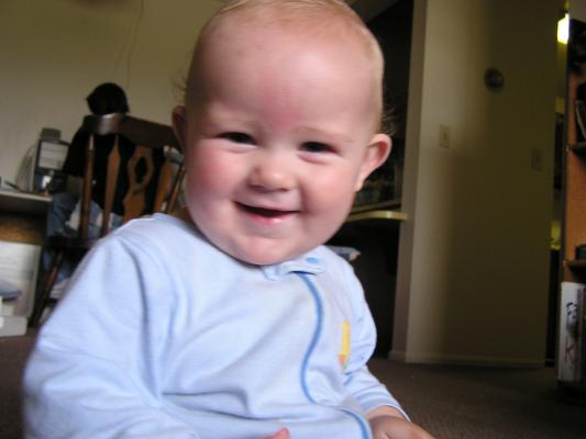 Mommy is trying to get pictures of my teeth.