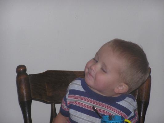 Noah really likes hot chocolate with a spoon.