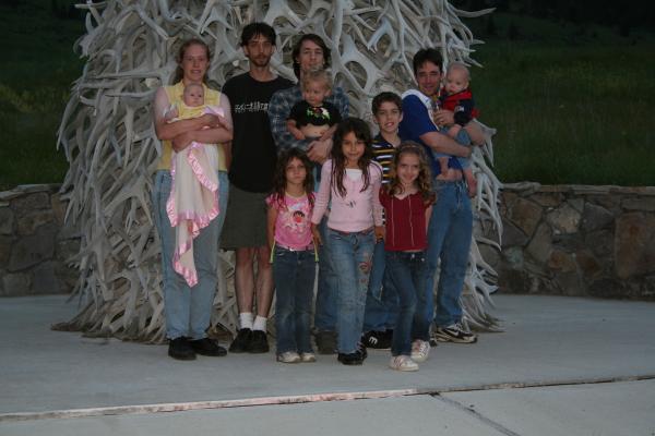 (Back Row) Katie,Sarah, Mike, David, Noah, Michael, Robert, Steven.
(Second Row) Andrea, Malia Nicole.