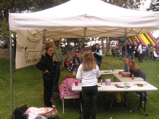 The booth at the Belgrade fall festival