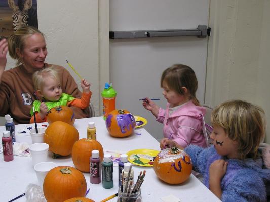 GVCC Fall Party - Pumpkin painting.