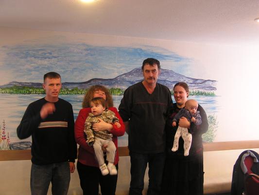 The Wright family.
Chris, Johnathan, Vicky, Carl, Jennifer, and Tyler.