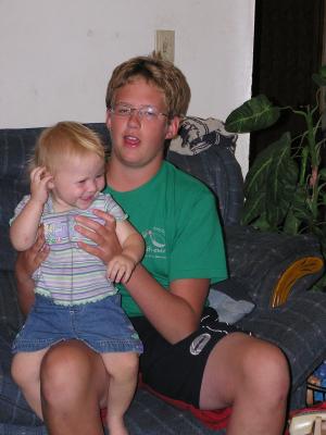Sarah and her uncle Joe