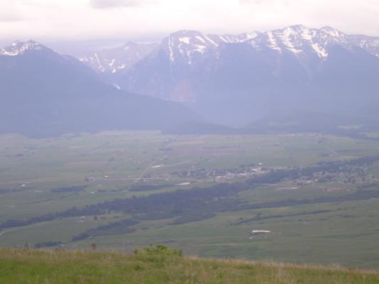 St. Ignatius from the Bison Range.