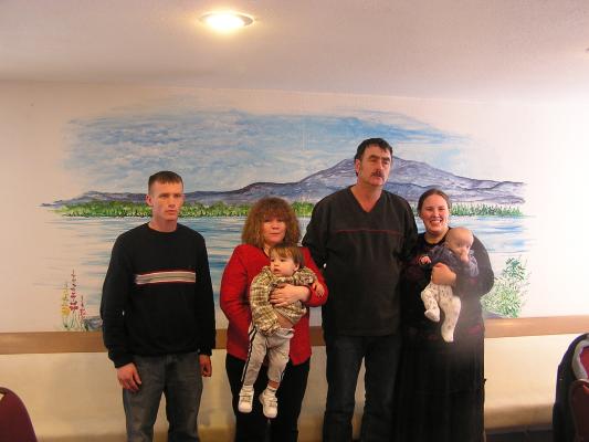The Wright family.
Chris, Johnathan, Vicky, Carl, Jennifer, and Tyler.