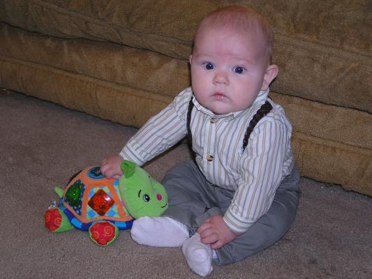 All dressed up for church.