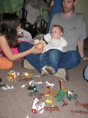 Sarah gets a new baby.