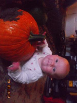Hannah fall picture.
