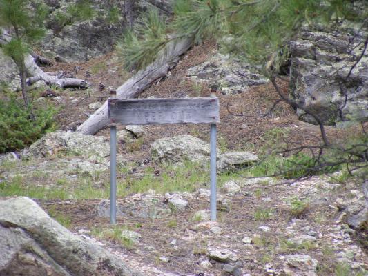 A blank sign.