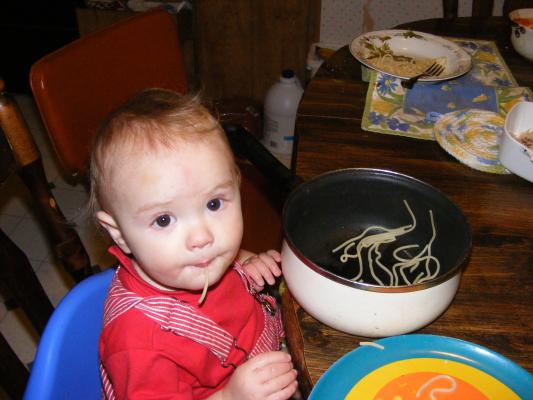 Joshua the spaghetti boy. 