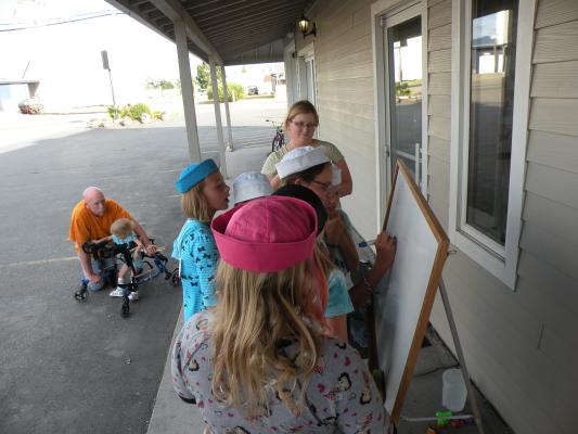 drawing game. 
