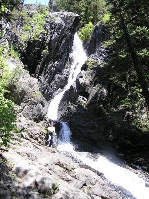 David and Noah at Pine Creek Falls.