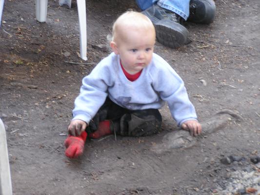 We like to play in the dirt.