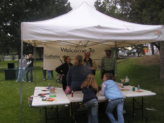 The GVCC booth at the Belgrade fall festival