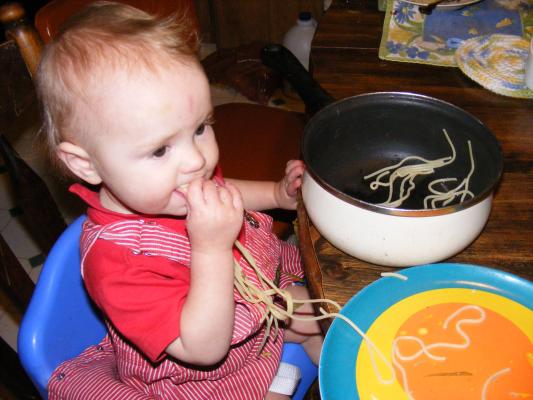slurping Spaghetti Joshua