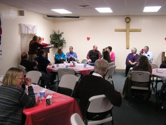 GVCC Valentines banquet.  The Married Game.