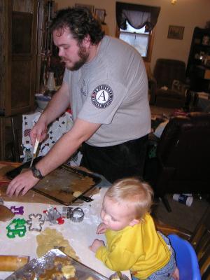 Benji and Noah made some cookies.