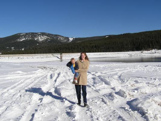 There's the dam in the background.