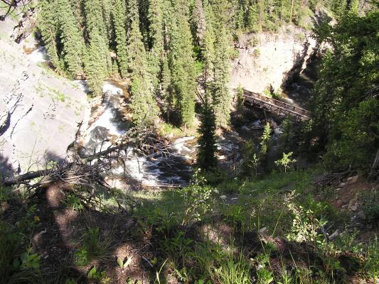 We were way down there.
