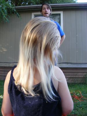 All that sweet baby hair.