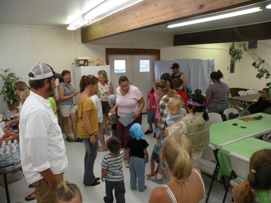 Parents night at VBS.