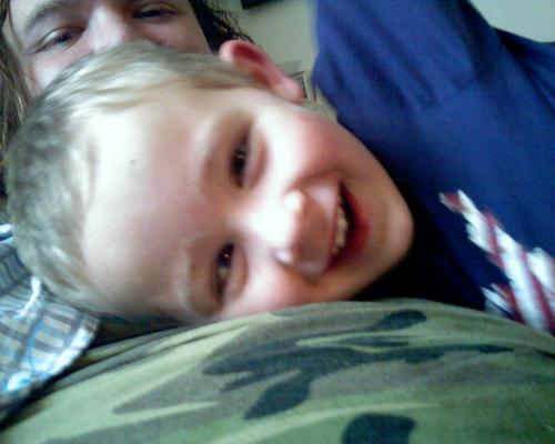 Noah smiles