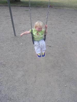Sarah swinging