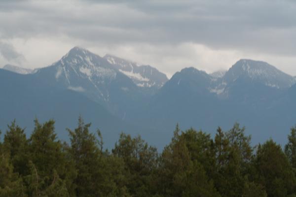 The Mission Mountains.