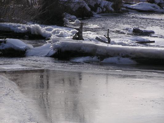 You can see the sheets of ice have fallen down.