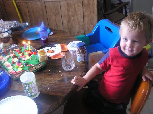 Noah on his thrid birthday