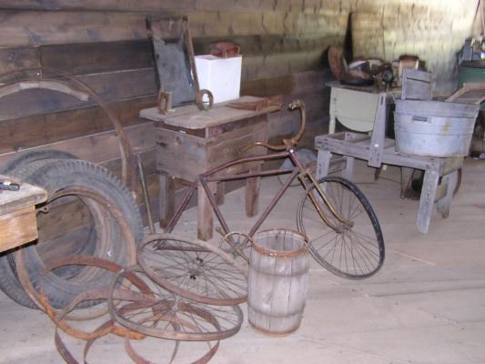 Old junk at Garnet Ghost Town.