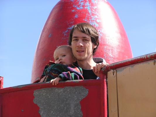 Noah and David at the playground.